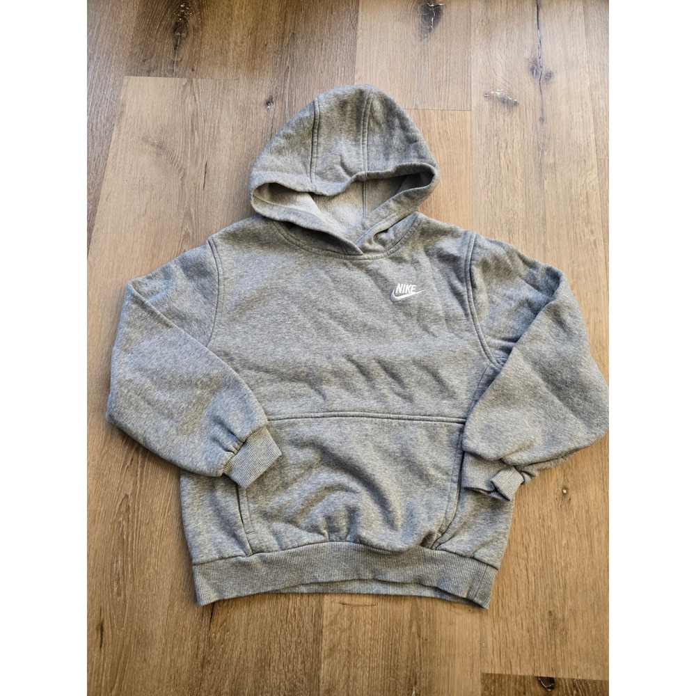 Nike Kids Gray Hoodie Sweatshirt Medium – Pre-Owned, Clean